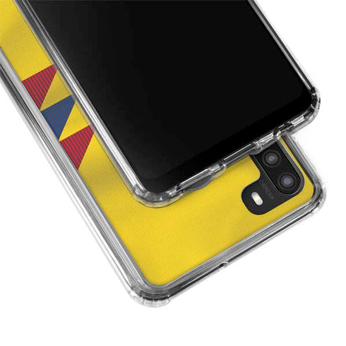 Colombia Soccer Flag Galaxy A21 Clear Case